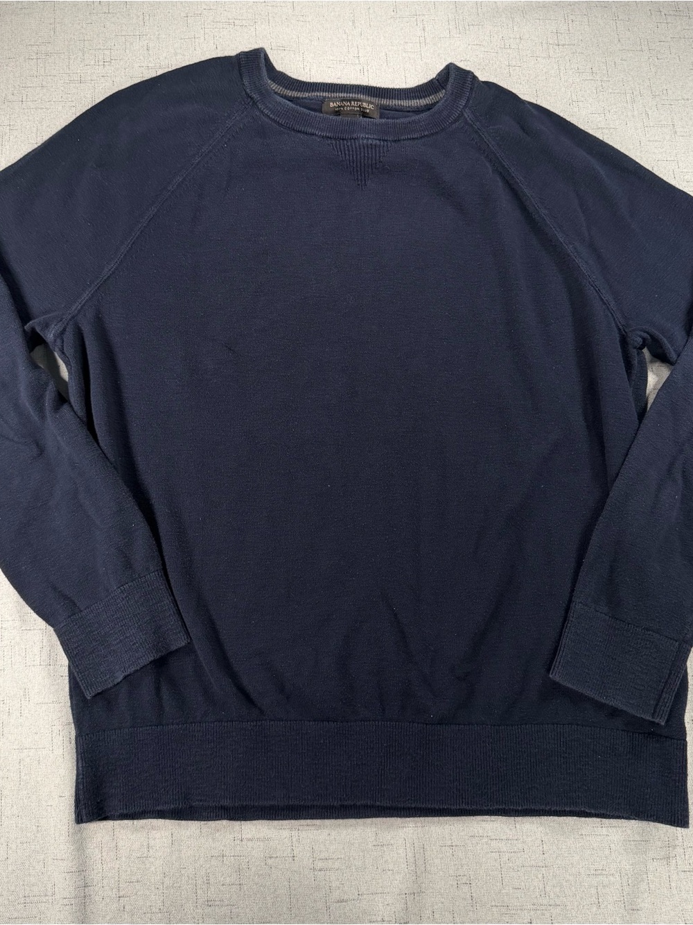 Banana Republic Men's Dark Navy Crewneck Sweater